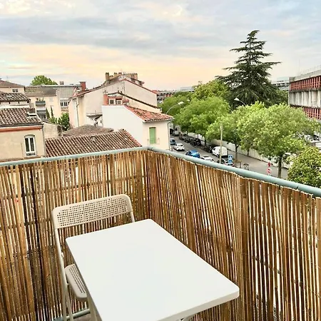 Lumineux 25m2 , 2min Metro Compans, Wifi Fibre Et Entree Autonome Apartment Toulouse