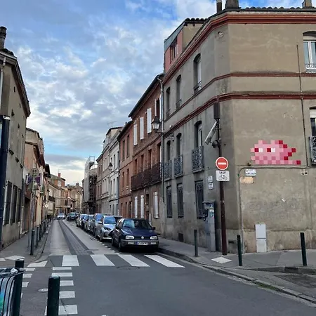 Lumineux 25m2 , 2min Metro Compans, Wifi Fibre Et Entree Autonome 圖盧茲